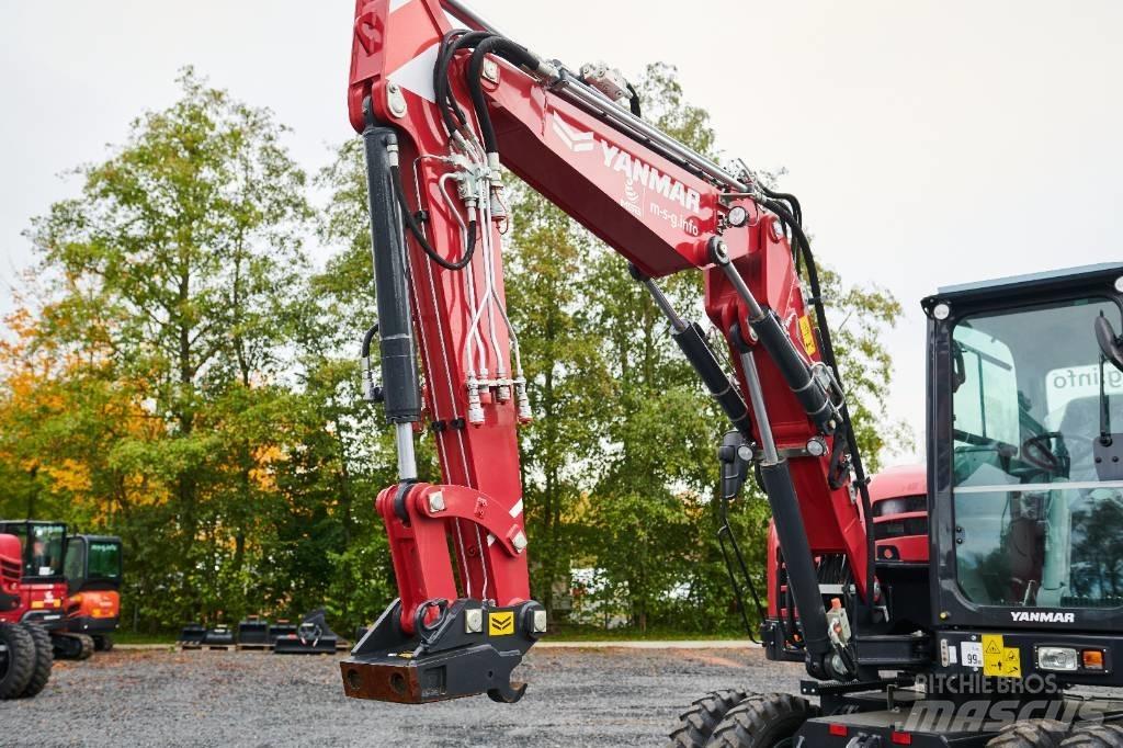 Yanmar B 75 W Wheeled Excavators