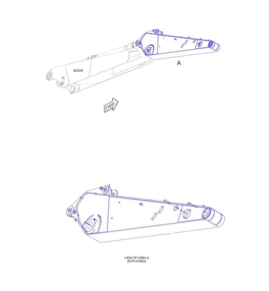 CAT M316F Booms and dippers