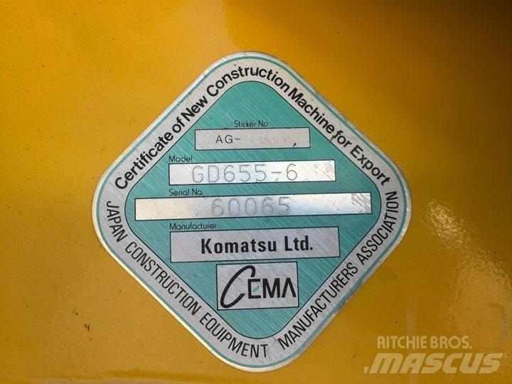 Komatsu GD 655-6 Motor Graders