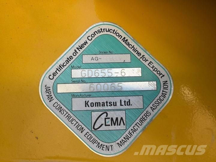 Komatsu GD 655-6 Motor Graders