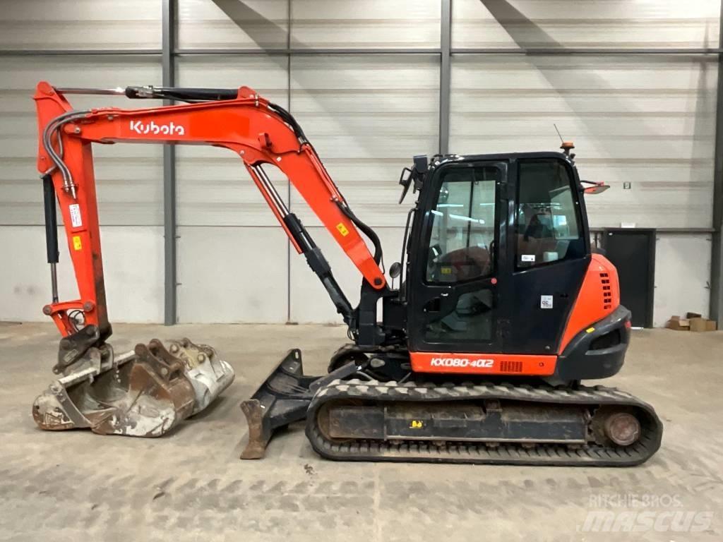 Kubota KX 080-4 A 2 Mini excavators  7t - 12t