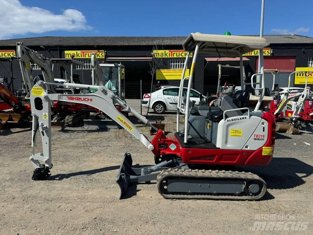 Takeuchi TB 216 Mini Excavators <7t (Mini Diggers)