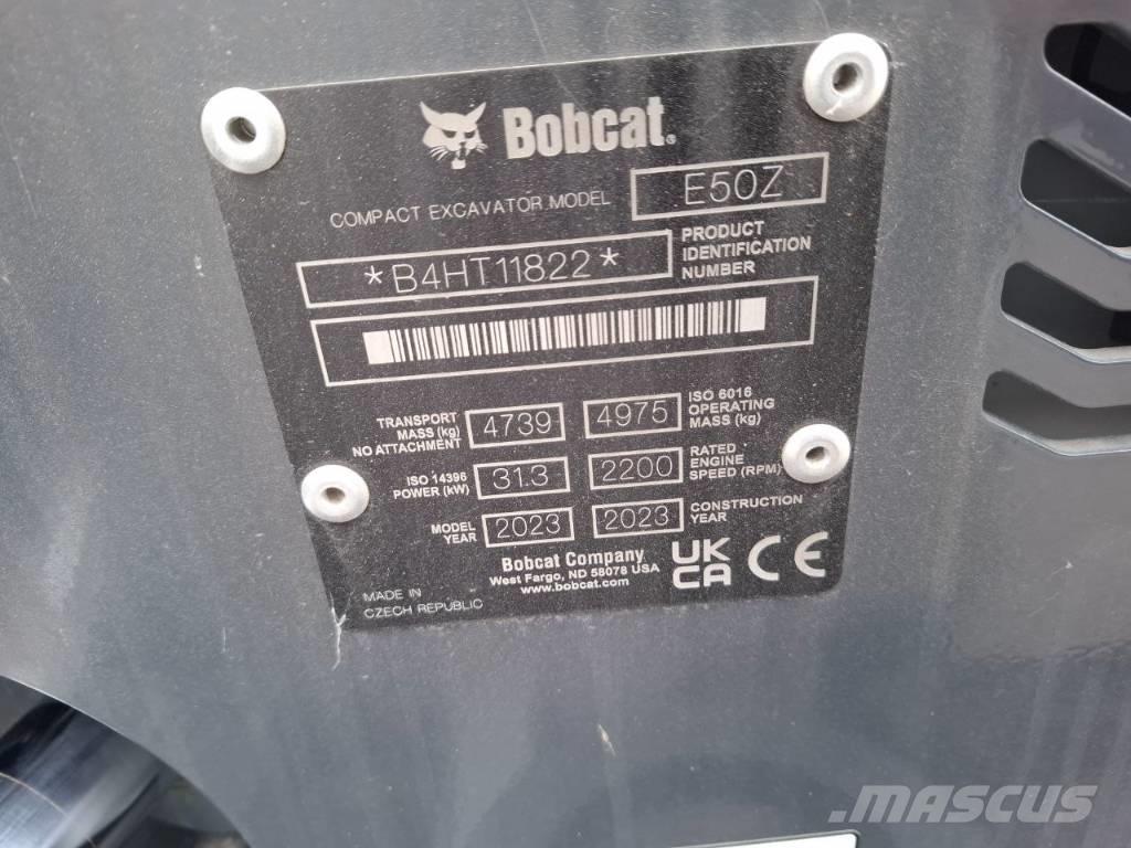 Bobcat E 50z Mini Excavators <7t (Mini Diggers)