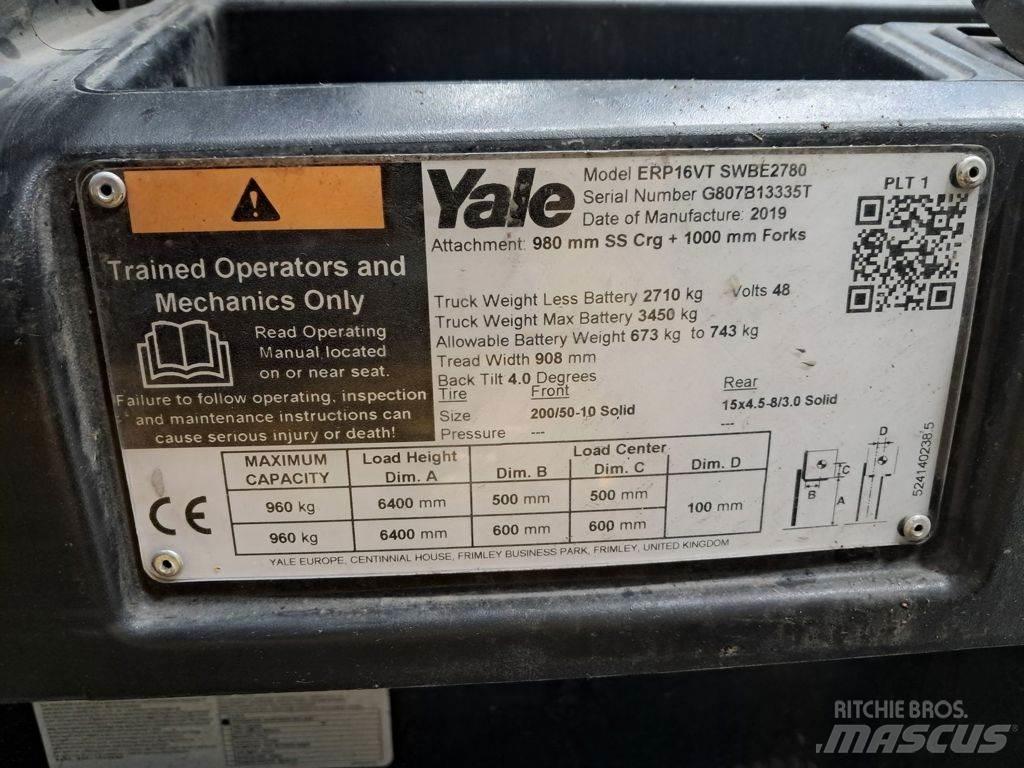 Yale ERP16VT Electric Forklifts