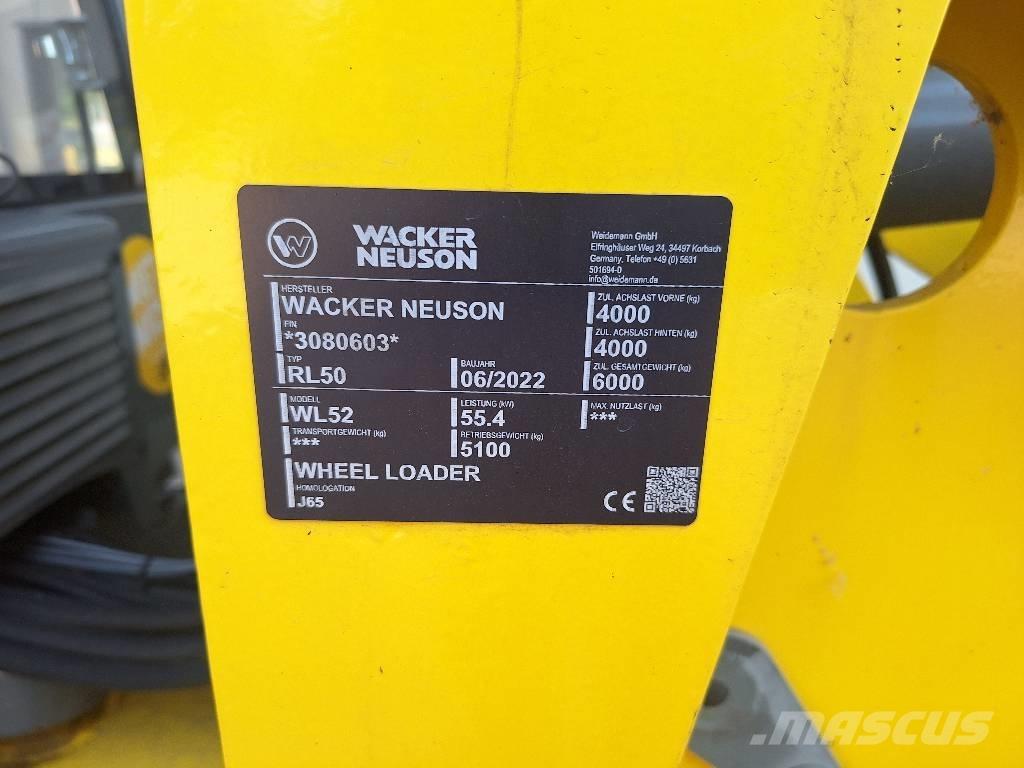 Wacker Neuson WL 52 Wheel Loaders