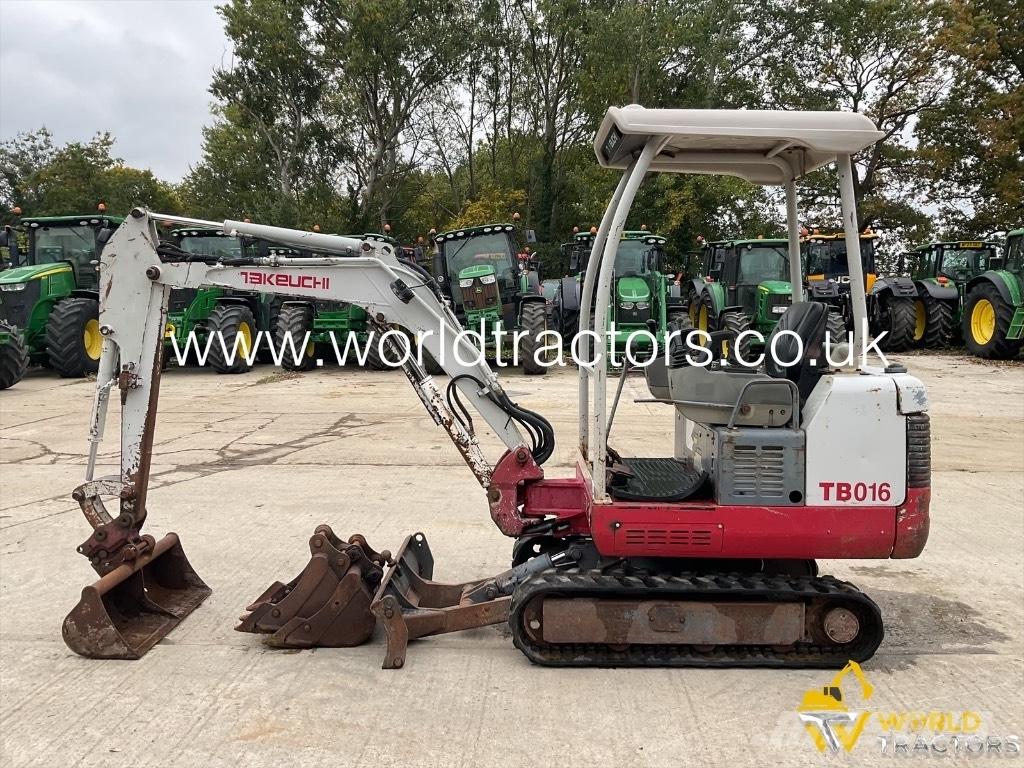 Takeuchi TB 016 Mini Excavators <7t (Mini Diggers)