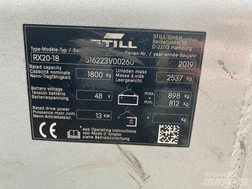 Still RX20-18 Electric Forklifts