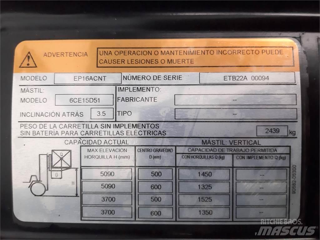 CAT EP16ACNT Electric Forklifts