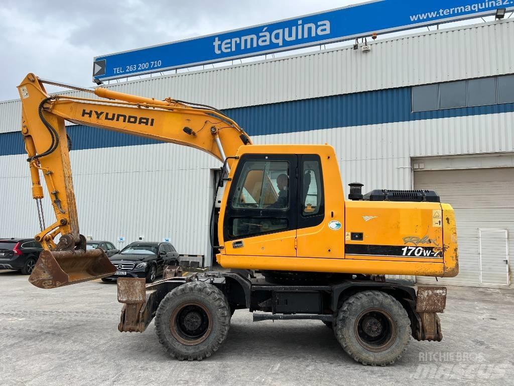 Hyundai R 170W-7 Wheeled Excavators