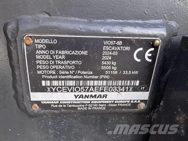 Yanmar Vio 57 Mini Excavators <7t (Mini Diggers)