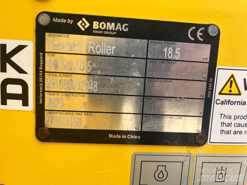 Bomag BW 120 AD-5 Twin drum rollers