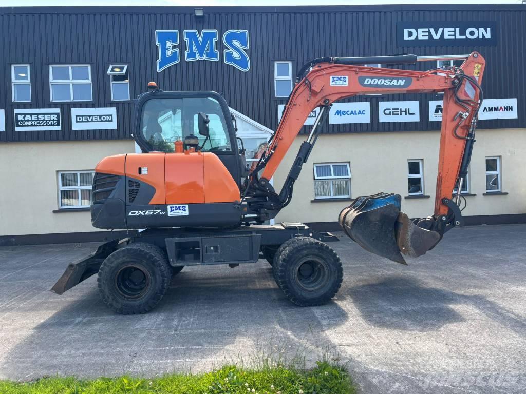 Doosan DX 57 W-5 Wheeled Excavators