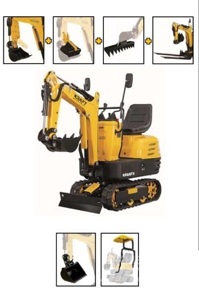 Kraft KE08TY Mini Excavators <7t (Mini Diggers)