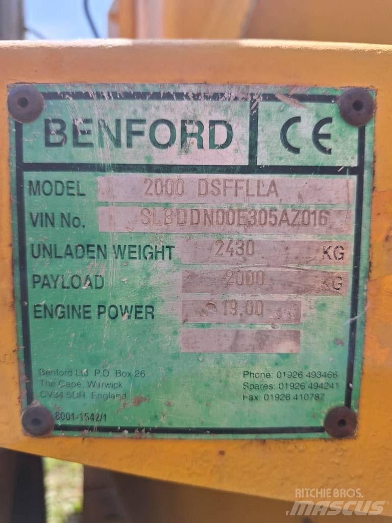 Benford 2000 DR Articulated Dump Trucks (ADTs)