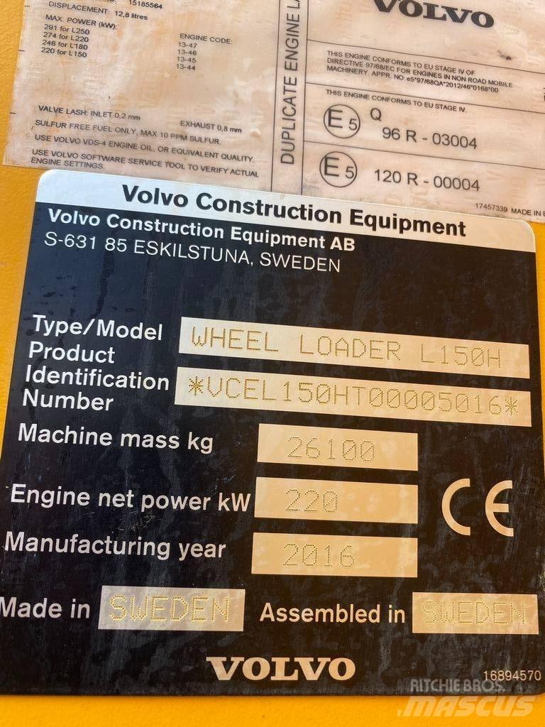 Volvo L 150 H Wheel Loaders
