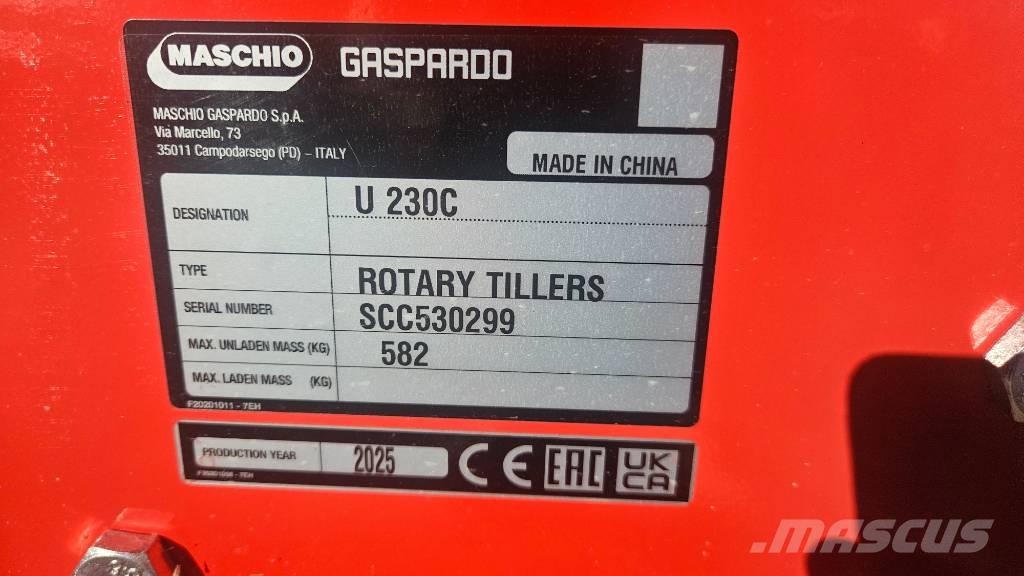 Mashio U 230C Other Tillage Machines And Accessories