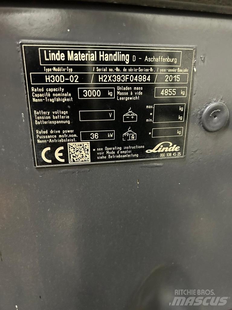 Linde H30D-02 EVO Diesel Forklifts