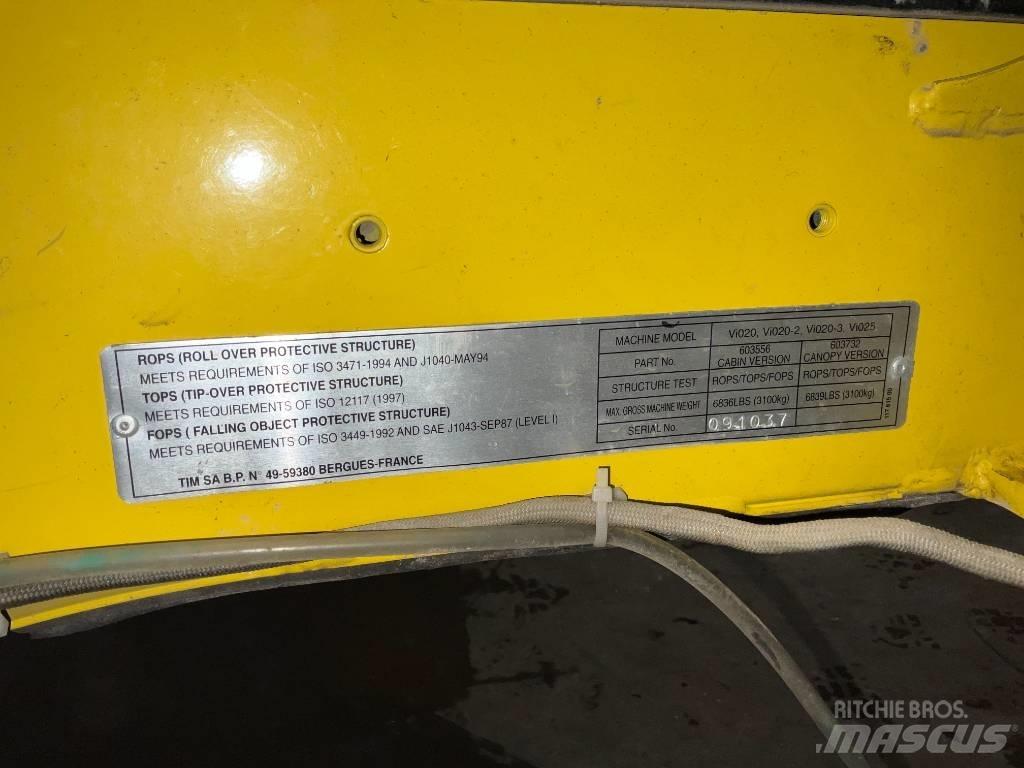 Yanmar Vio 20 / vio 25 Forestry Cabin