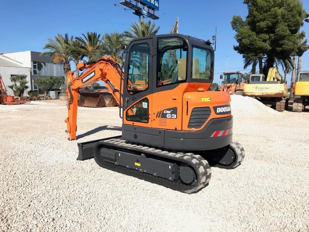 Doosan DX 63-3 Mini Excavators <7t (Mini Diggers)