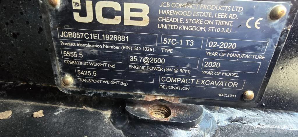 JCB 57 C-1 Mini Excavators <7t (Mini Diggers)