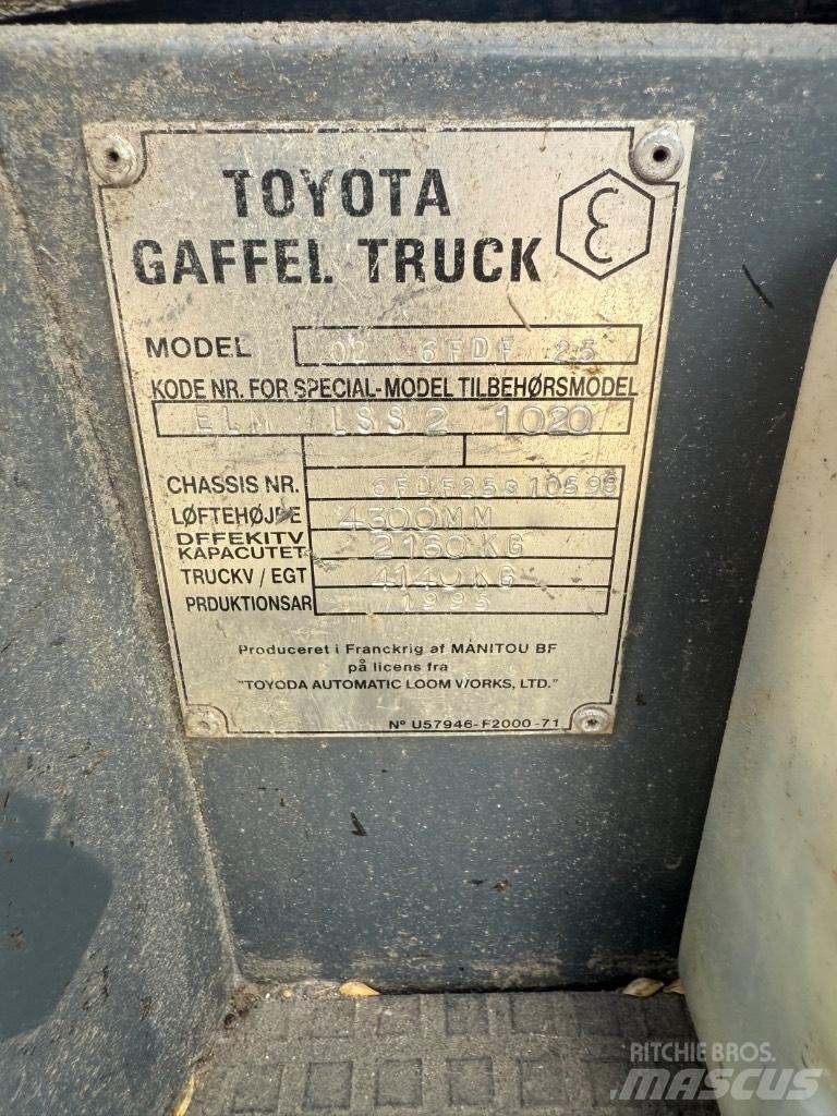 Toyota FD 25 Diesel Forklifts