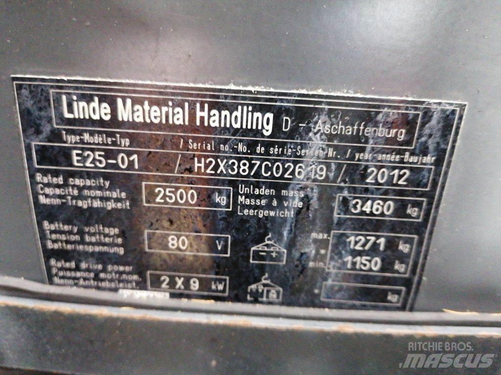 Linde E25-01 Electric Forklifts