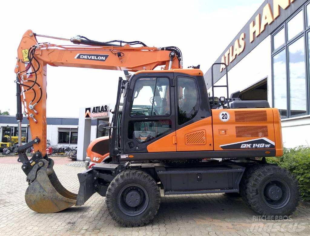 Doosan DX140W-7 Wheeled Excavators
