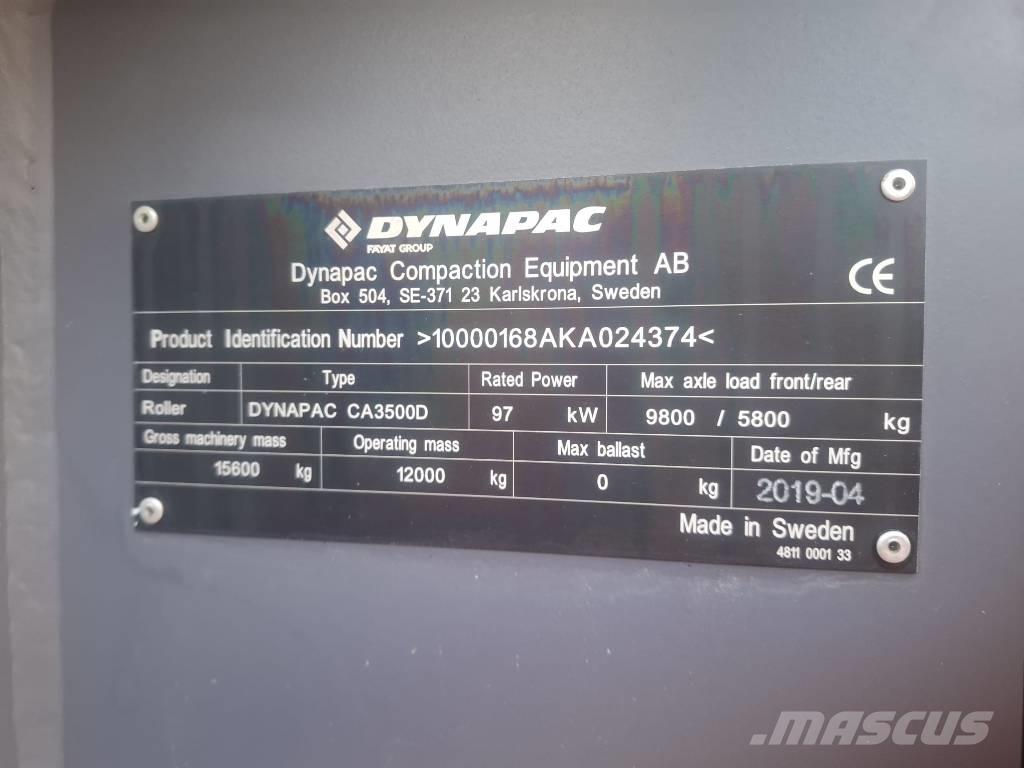 Dynapac CA 3500 D Single drum rollers