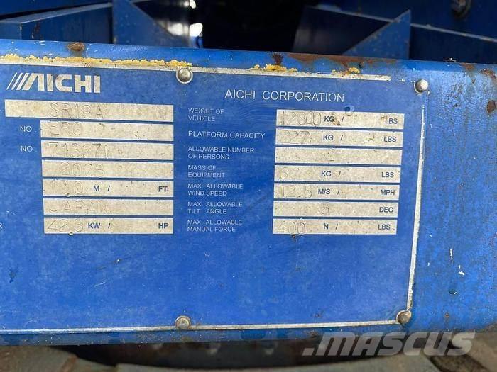 Aichi SR 18A Telescopic boom lifts