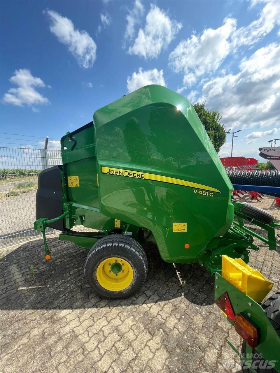 John Deere V451G Round Balers