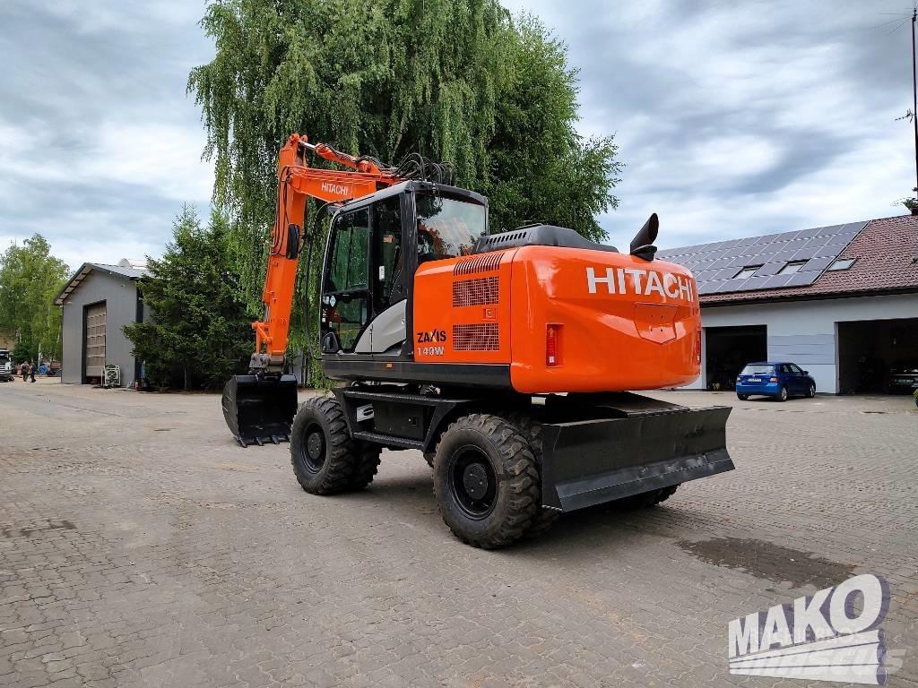 Hitachi ZX 140 W-5 Wheeled Excavators