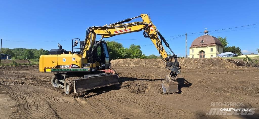 Sany SY 155 W Wheeled Excavators