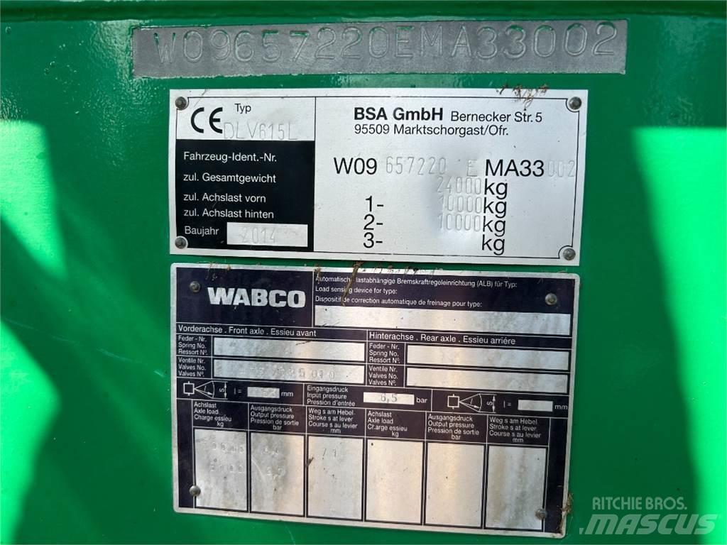 BSA DLV 615L Manure spreaders
