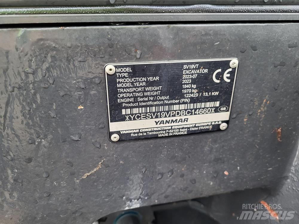 Yanmar SV 19 VT Mini Excavators <7t (Mini Diggers)