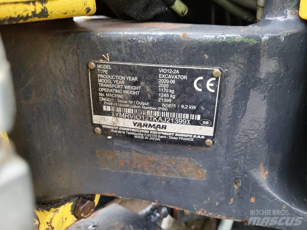 Yanmar VIO12 Mini Excavators <7t (Mini Diggers)