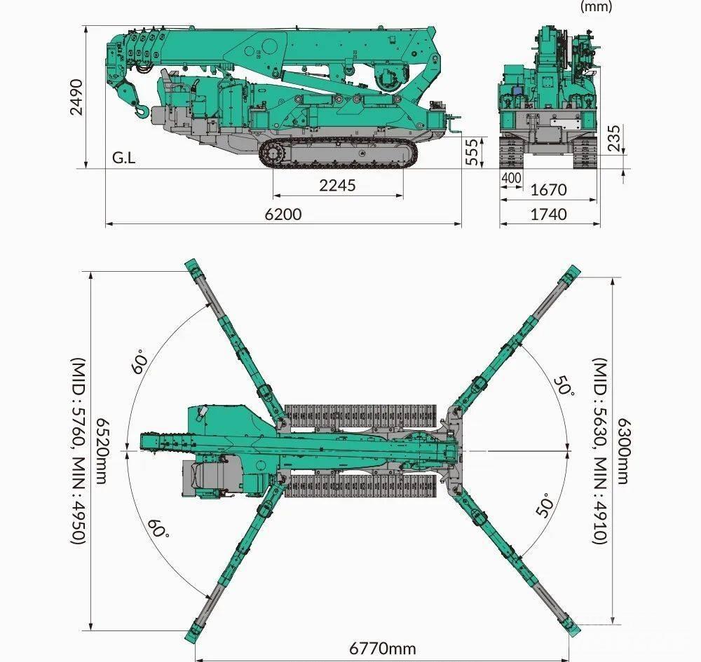 Maeda MC815CWME Crawler Cranes