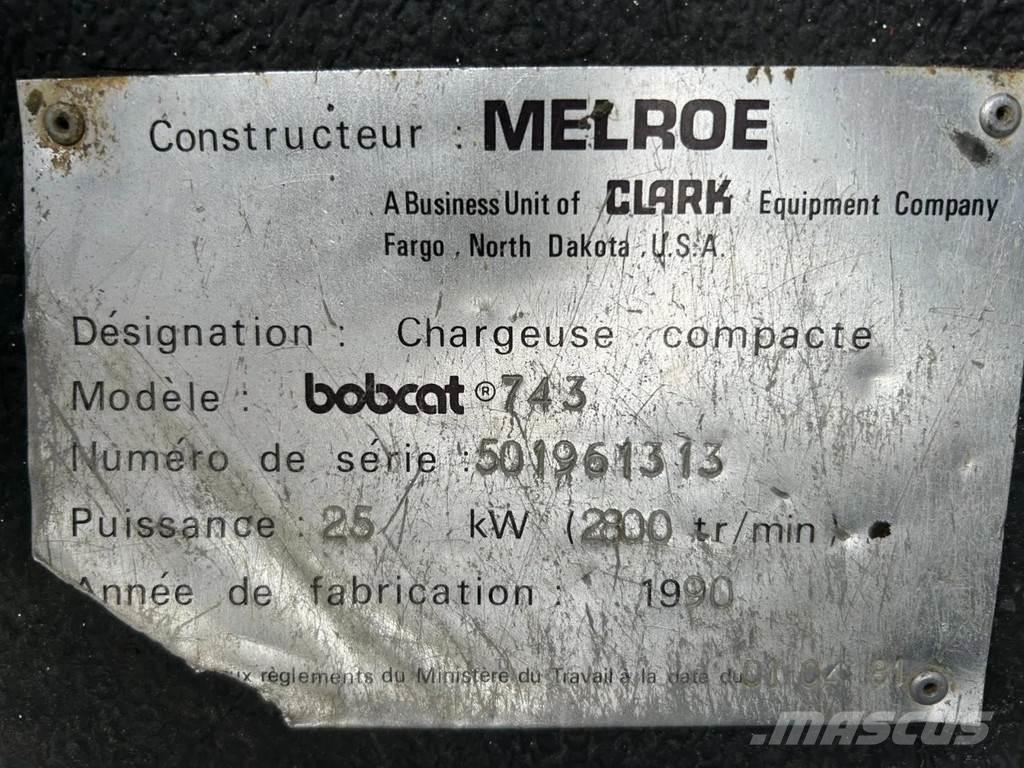 Bobcat 743 Skid Steer Loaders