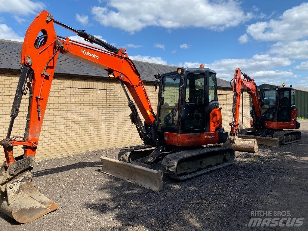 Kubota Kx057 Mini Excavators <7t (Mini Diggers)