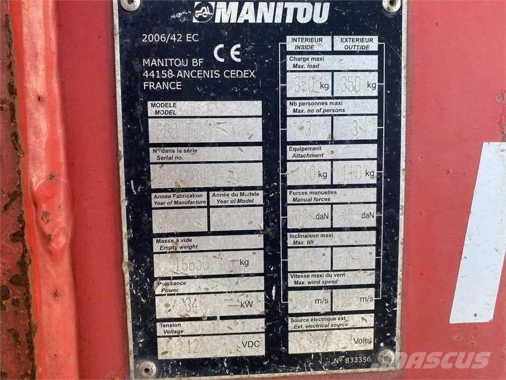 Manitou 280TJ Articulated boom lifts