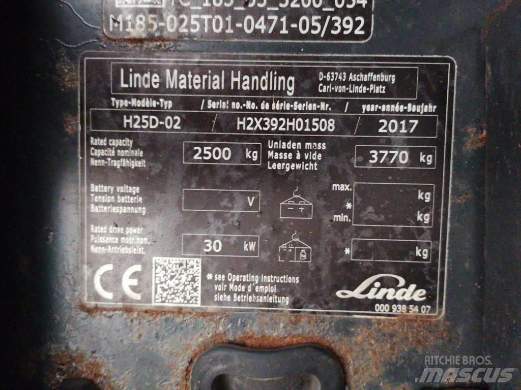 Linde H25D-02 Diesel Forklifts