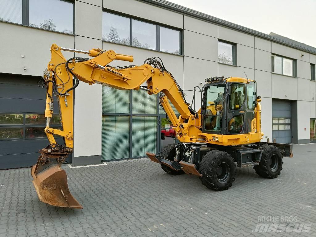Komatsu PW118 MR-11 Wheeled excavators