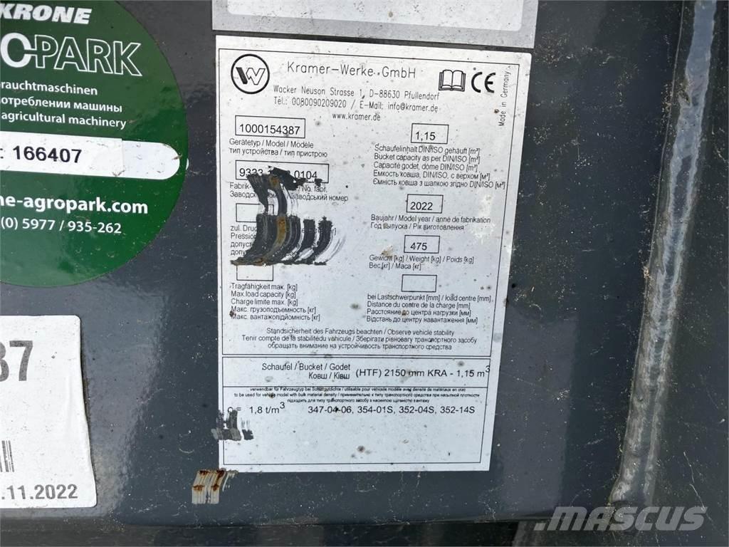 Kramer 2150 mm Front Loader Accessories