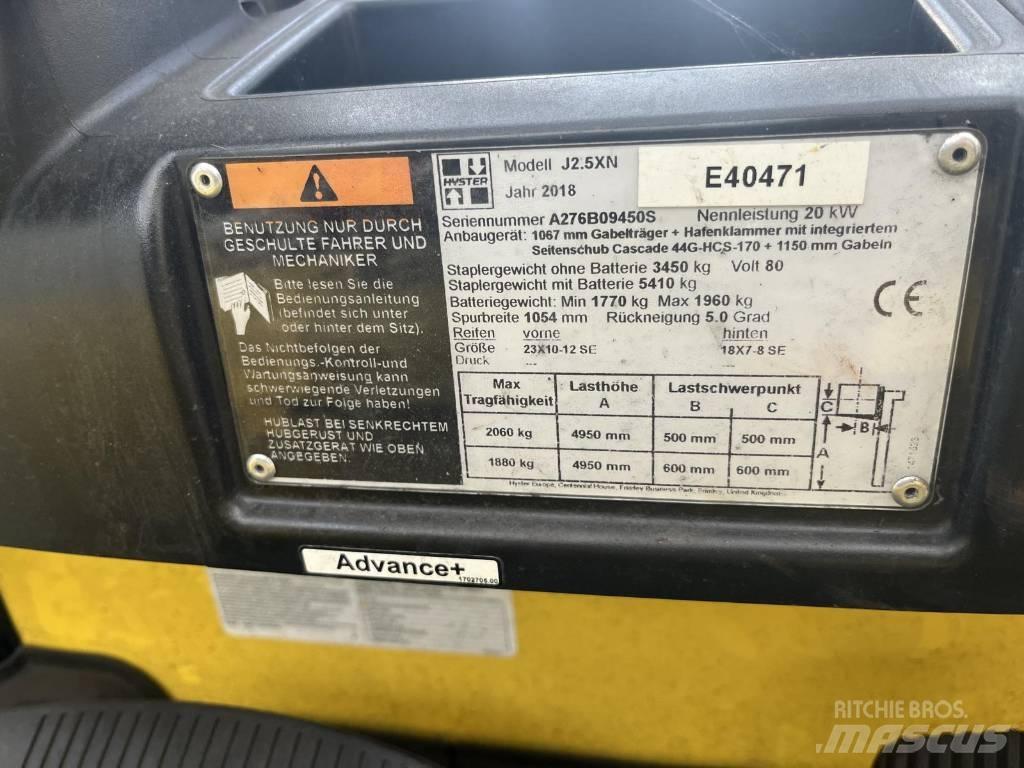 Hyster J2.5XN Electric Forklifts