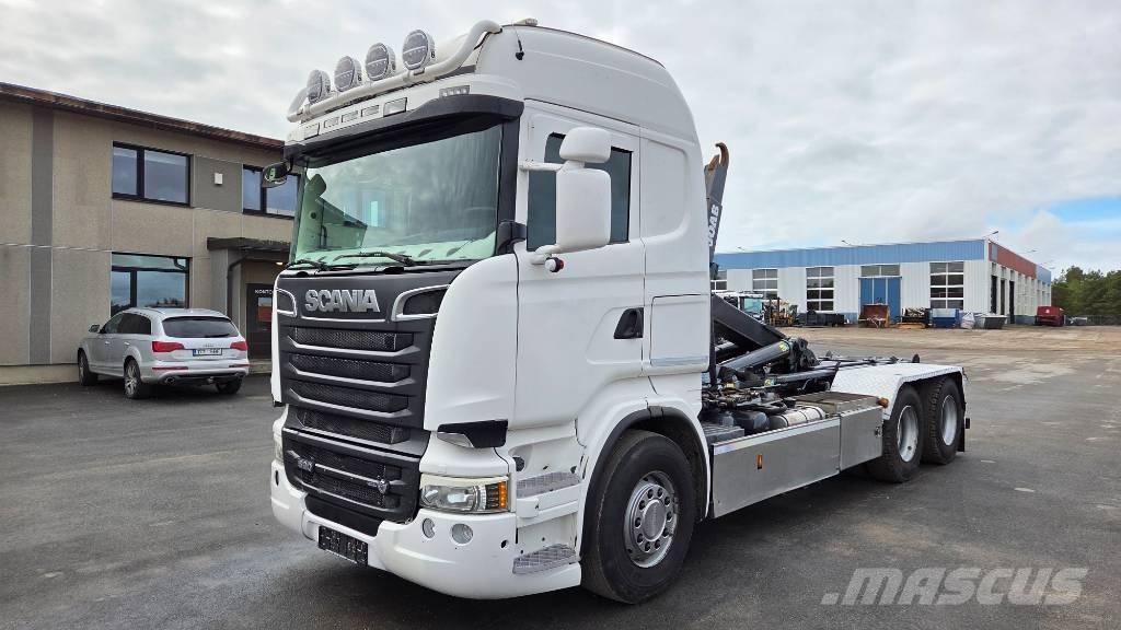 Scania R520 6X4 Hook lift trucks