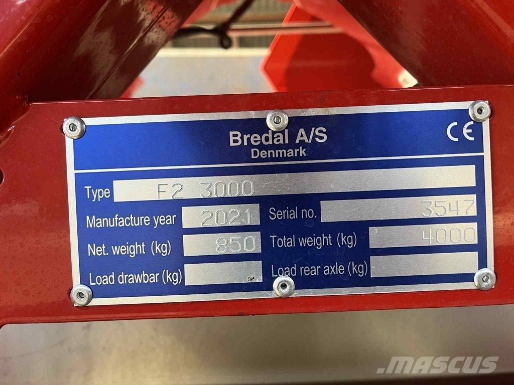 Bredal F2 3000 Manure spreaders
