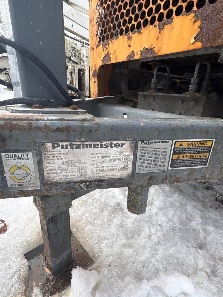 Putzmeister TK 70 Concrete Pumps