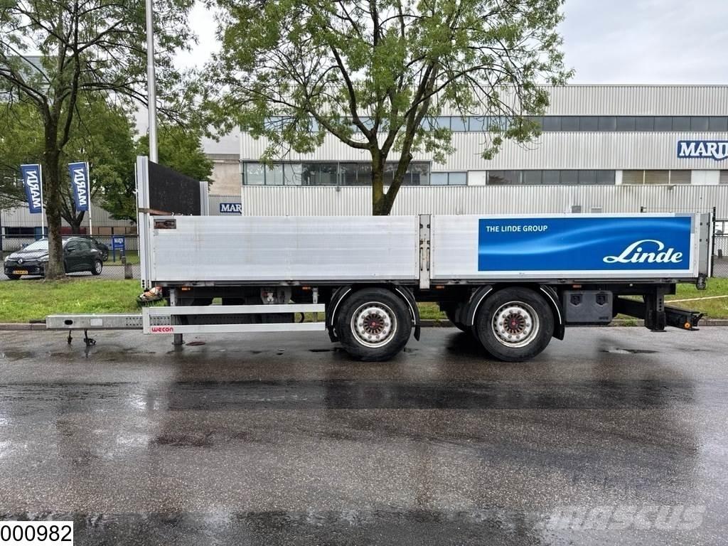 Wecon middenas Flatbed Trailers