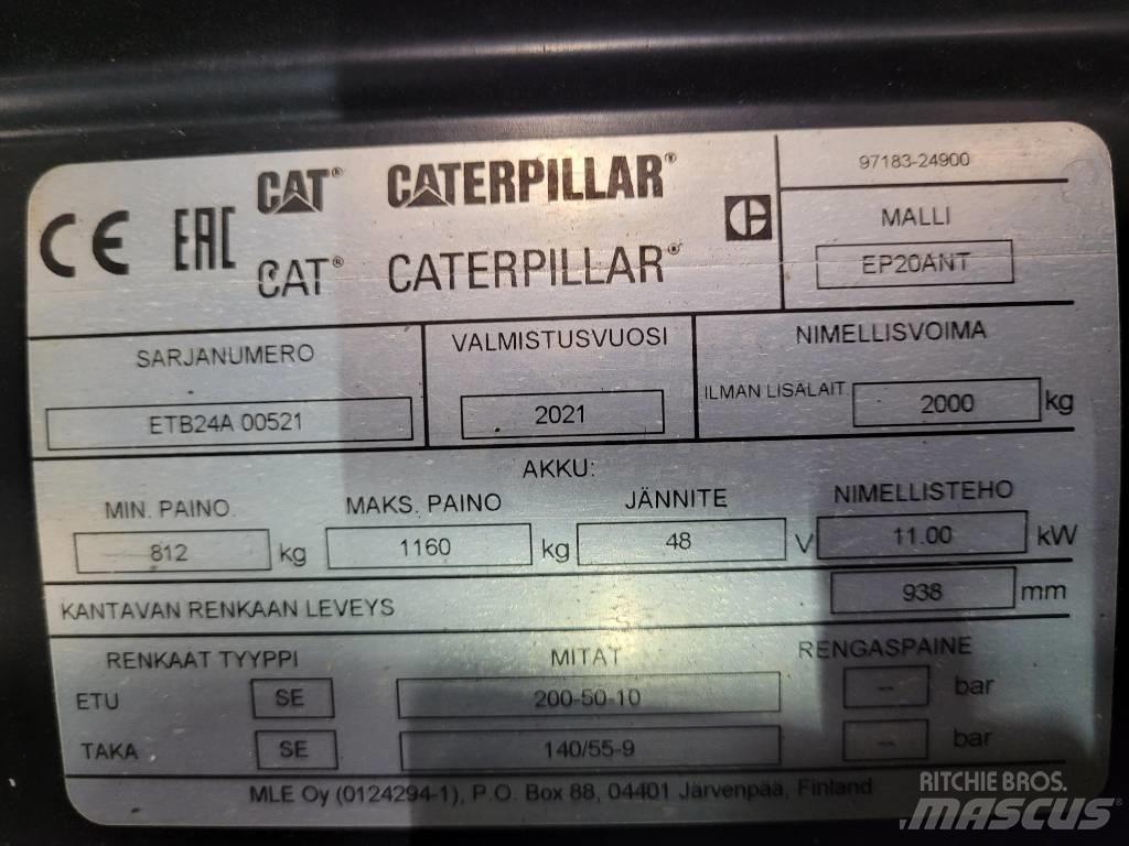CAT EP20 ANT Electric Forklifts