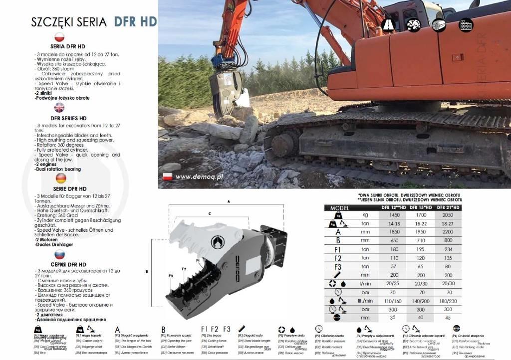  DEMOQ DFR12 Pulveriser  (Demolition Crusher ) 