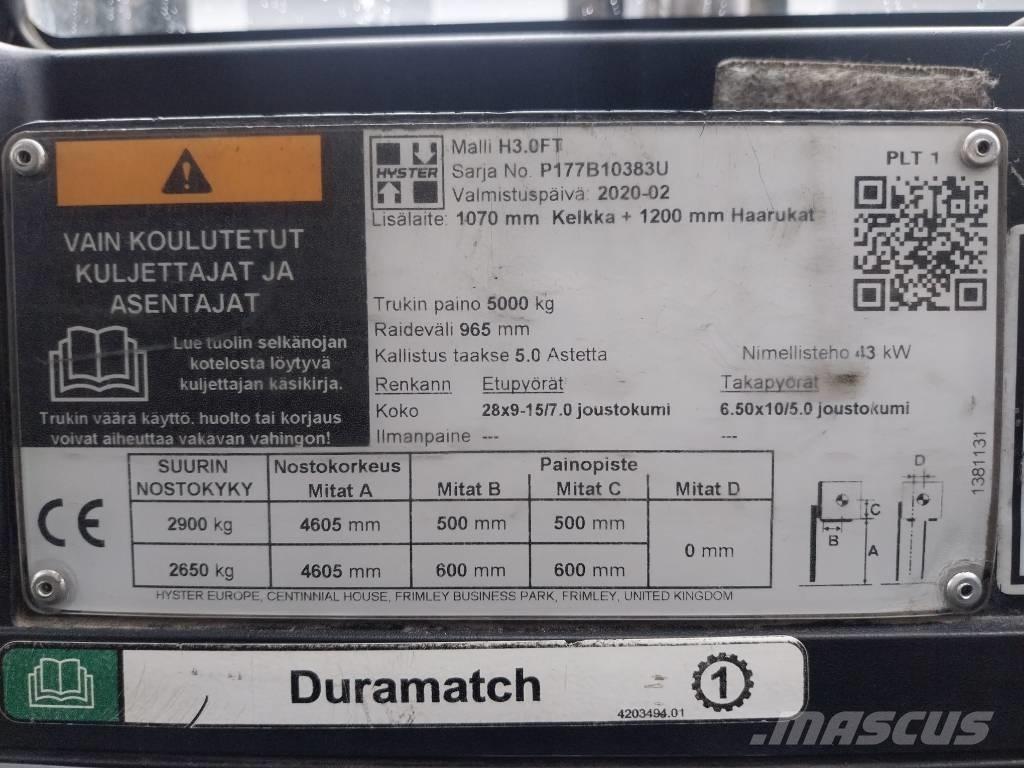 Hyster H 30 FT Diesel Forklifts